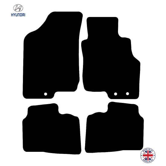 Kia Pro Ceed 3 Clip Version 2009-2012 Car Floor Mat Set