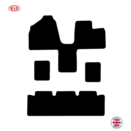 Kia Sedona MK2 2006-2010 Car Floor Mat Set