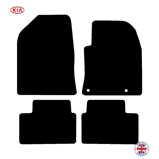 Kia Ceed Pro Ceed Automatic 2019-2024 Car Floor Mat Set