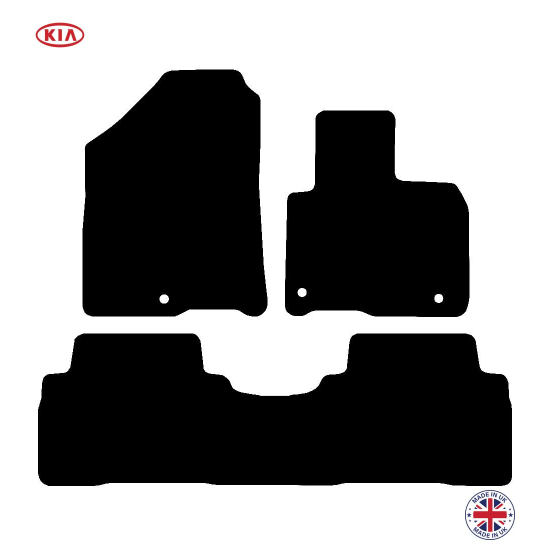 Kia Sorento 1 Piece Back Mat 2015-2020 Car Floor Mat Set