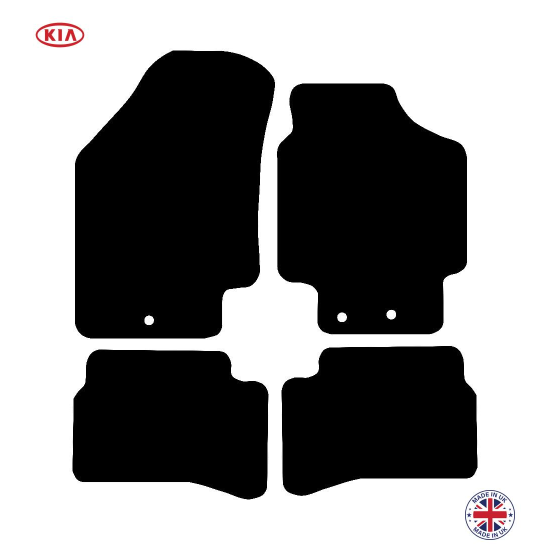 Kia Rio 2009-2011 Car Floor Mat Set