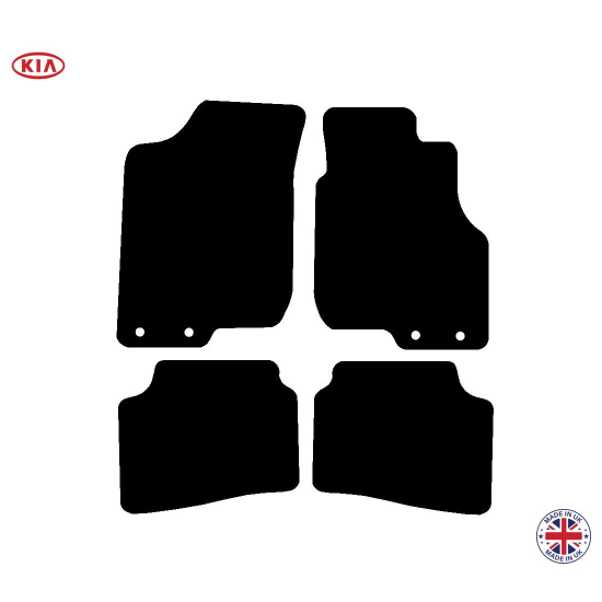 Kia Ceed 2007-2009 Car Floor Mat Set