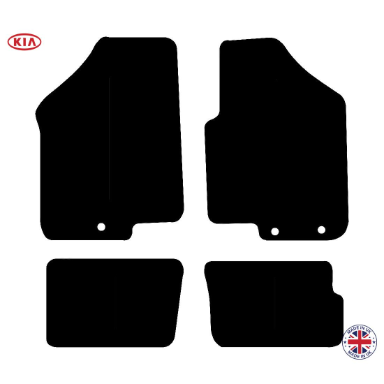 Kia Soul 3 Hole 2008-2011 Car Floor Mat Set