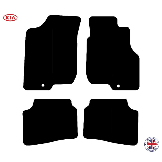 Kia Ceed 2 Eyelet Version 2009-2012 Car Floor Mat Set